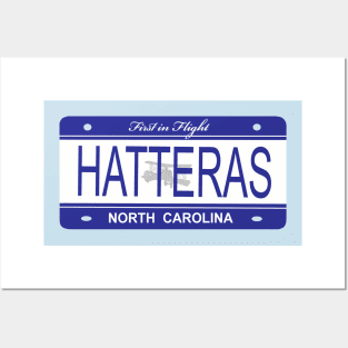 Hatteras License Plate Posters and Art